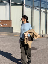 LEGACY BOUCLE KNIT (3COLOR)