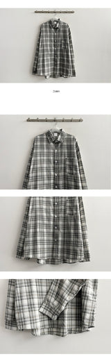 Miss Linen Checkered Shirt