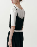 [MADE] KIMI, sheer layered camisole