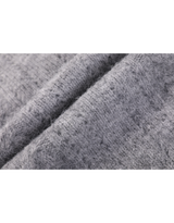 Dearlin Lace Oversized V-Neck Knit Cardigan Gray