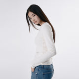 Basic U neck T-shirt 002