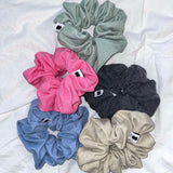 Étang Denim Scrunchie | Gray