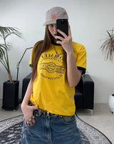 Tien Motorcycle Ringer short-sleeve T-shirt