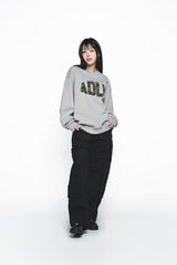 25SS FRONT POCKET WIDE  CARGO PANTS BLACK