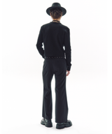 AROUND-NECK ZIP CARDIGAN