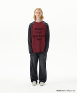 ROCK STAR RAGLAN STRIPE LS TEE