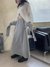 Tie Training Banding Long Skirt