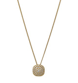 RV-DQ Pave Square Necklace_Gold