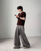 Maple Linen Wide Slacks