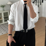 Glass Easy Classic Daily Semi-Overfit Shirt