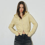 bt hood zip up (yellow)