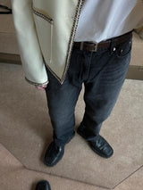 Digan Molly Semi Wide Denim Pants (4color)