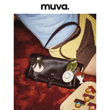 muva. プリーツ レトロ 2WAYショルダーバッグ