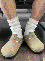 School Ribbed Long Socks