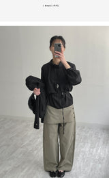706 Wrap Skirt Balloon Fit Pants