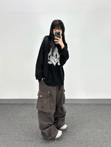 ダーツコットンカーゴパンツ