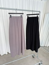 mute shirring skirts (2color)