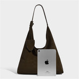 Autumn Winter Faux Leather Soft Tote Shoulder Bag
