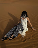 Belt drapping dress