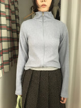 Essential Knit Half-Neck Zip-Up (3color)