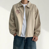 Chaur Two-Way Cotton Collar Jacket (2 colors)