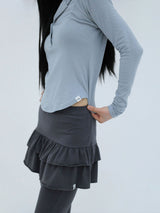CANCAN SKIRT PANTS(CHARCOAL)