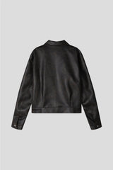 OR フッククロップレザージャケット