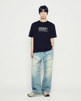 25FW マルチ AC ベアフェイスロゴ半袖Tシャツ ブラック