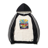 EL Vol.01 Raglan Line Hoodie T-Shirt 4Color