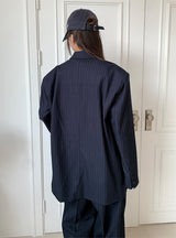 PAPERMOON PIN STRIPE BLAZER JACKET