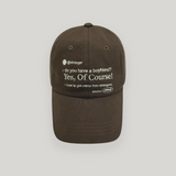 Brown Yes Of Course Cap