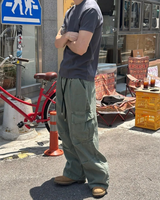 [Unisex] Dyeing tuck cargo pants(3color)