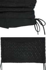 BELLA SKIRT PANTS black