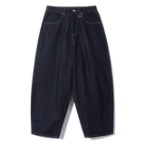 Back Pocket Artwork Denim Pants (Indigo)