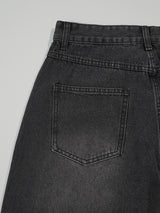 (UNISEX) ピンタックワイドデニムパンツ