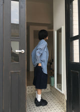 スナップバミューダパンツ