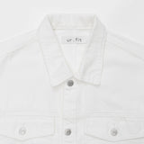 LOOSE FIT WHITE DENIM VEST code 21011