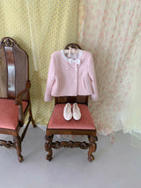 [by LILLOVE] cherry blossom tweed jacket