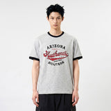 エッセンシャルスタンダード半袖リンガーTシャツアリゾナ メランジ