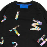 ETHNIC FLOWER LOGO CROP SHORT SLEEVE MTM T-SHIRT(UNISEX)_SYS5TS02BK