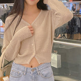 Milk Cropped Cardigan