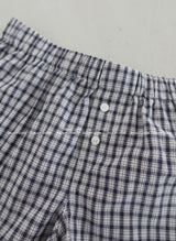 Check Button Trunk Brief Shorts