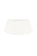 [ Pre-order ] ベーシックロゴローライズスウェットスカート White