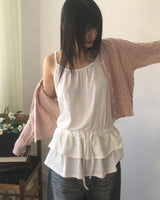 Keda Frilled Layered Sleeveless Dress