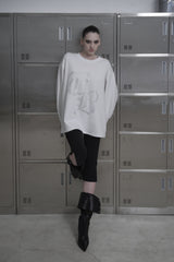 [MADE] beads long sleeve T_WHITE
