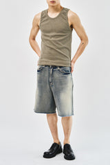 Milky Bermuda Denim Shorts