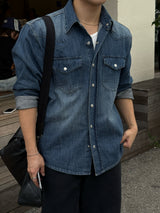 Creed western denim shirt