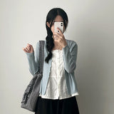 Teak Daily Button Knitted Cardigan