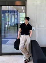 nade Cool Cable Collar Short Pant Knit