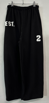 STREET PATCH WIDE PANTS 🤎🤍🖤3COLOR
